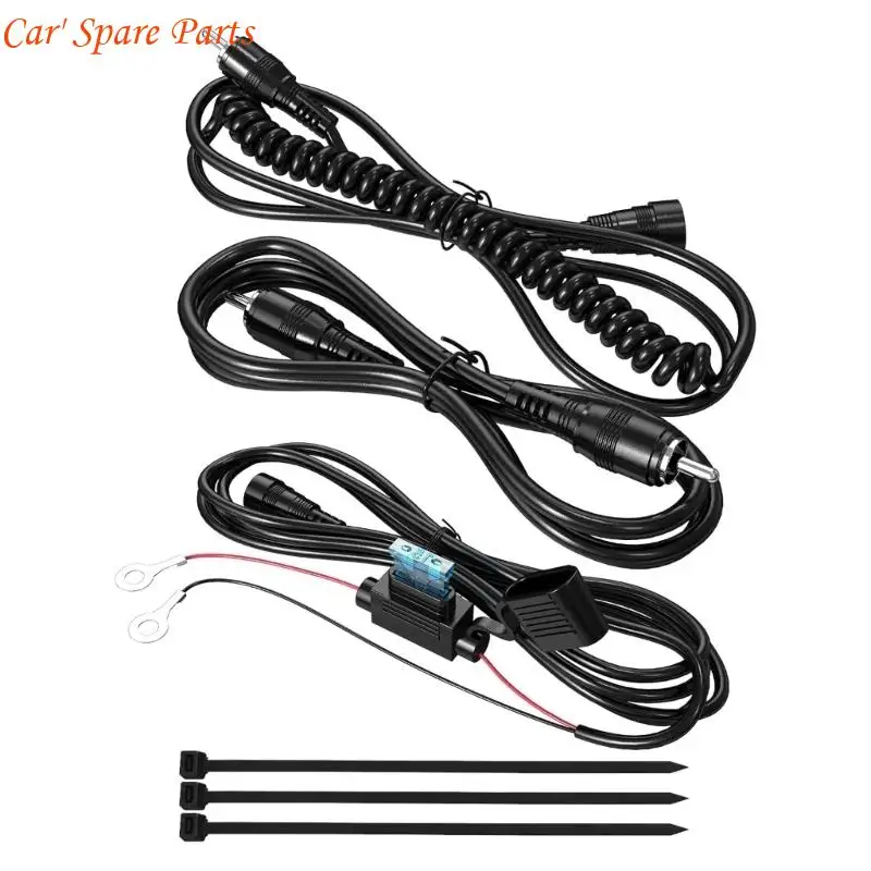 Y4UA Heated Replacement Wire Heated Cord For Snowmobile Bike Helmets 3