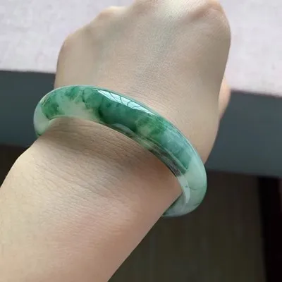 

Natural Myanmar Jade Jade 54mm-62mm bracelet Princess jewelry bracelet send mom send girlfriend gift