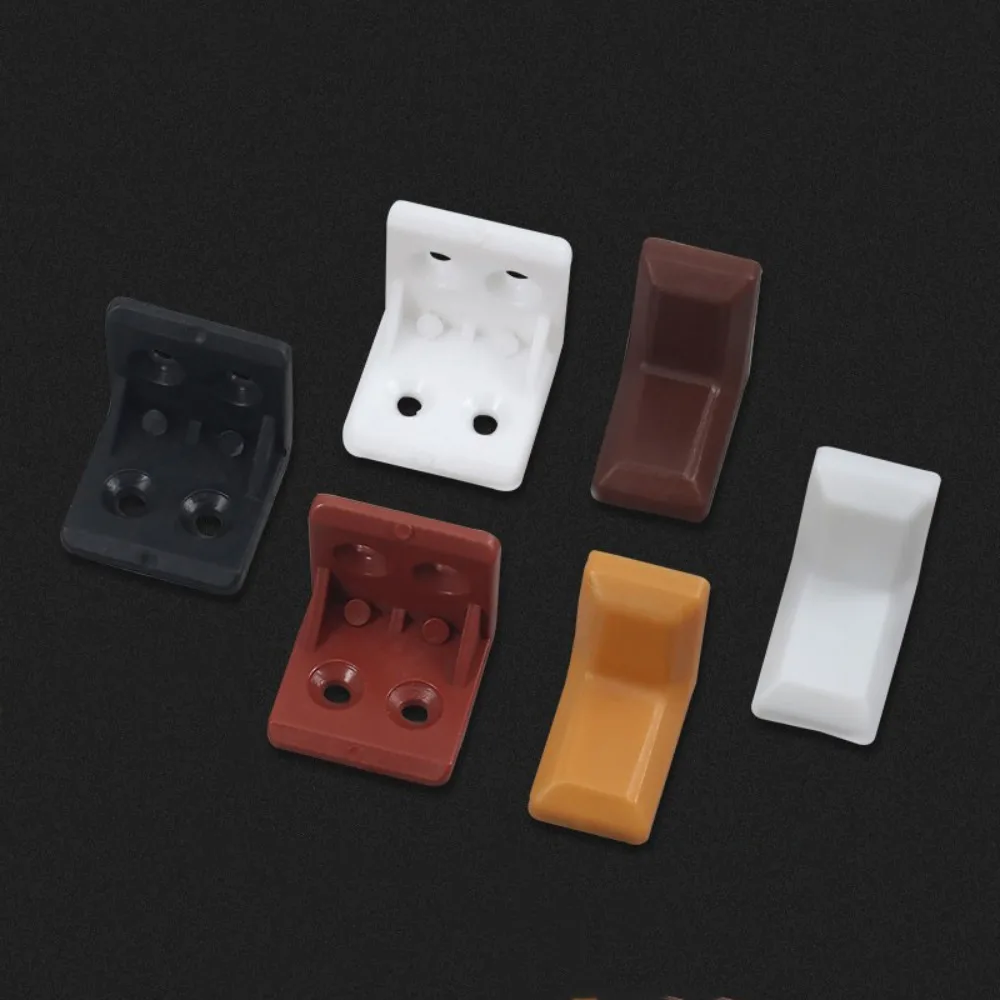 10PCS 90 Degree 2 in 1 Corner Brackets L-Shaped Strong Support Fixing Bracket Strong Bearing Multifunction Joint Bracket Home
