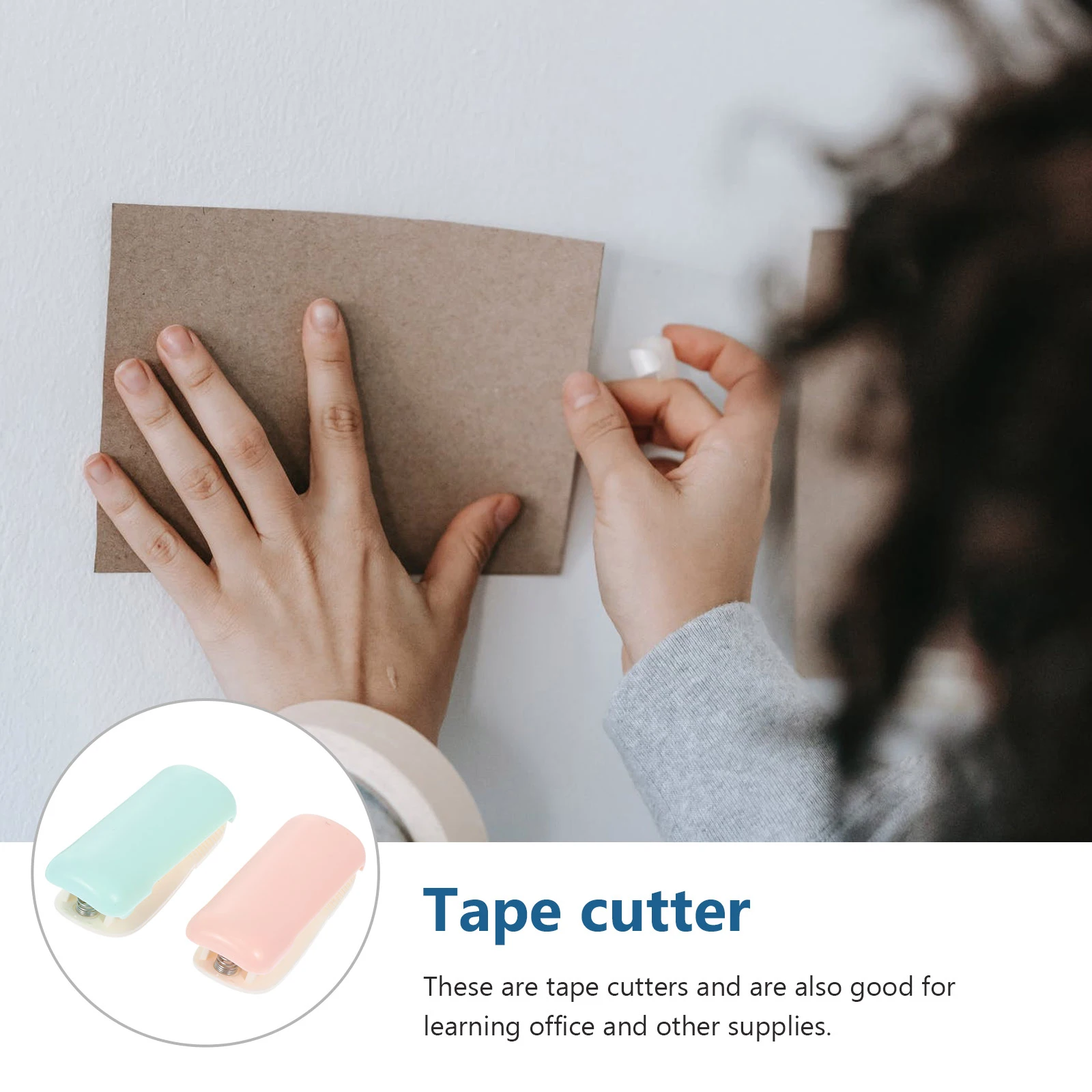 

2 Pcs Tape Paper Dispenser Office Supplies Dispensers Small Desktop Plastic
