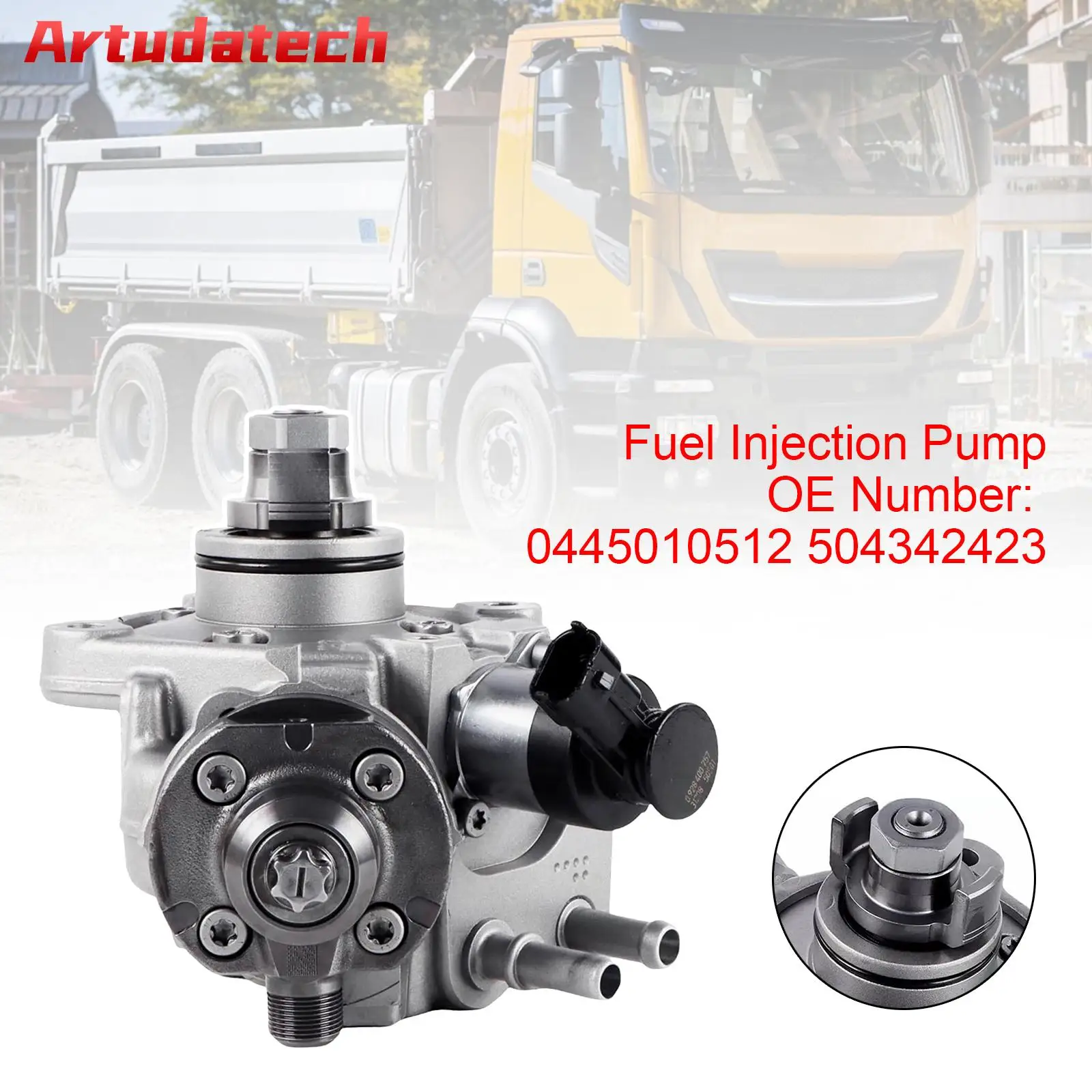 

Artudatech Fuel Injection Pump 0445010512 504342423 Fits For Iveco CR/CP4S1/R45/20 Car Accessories