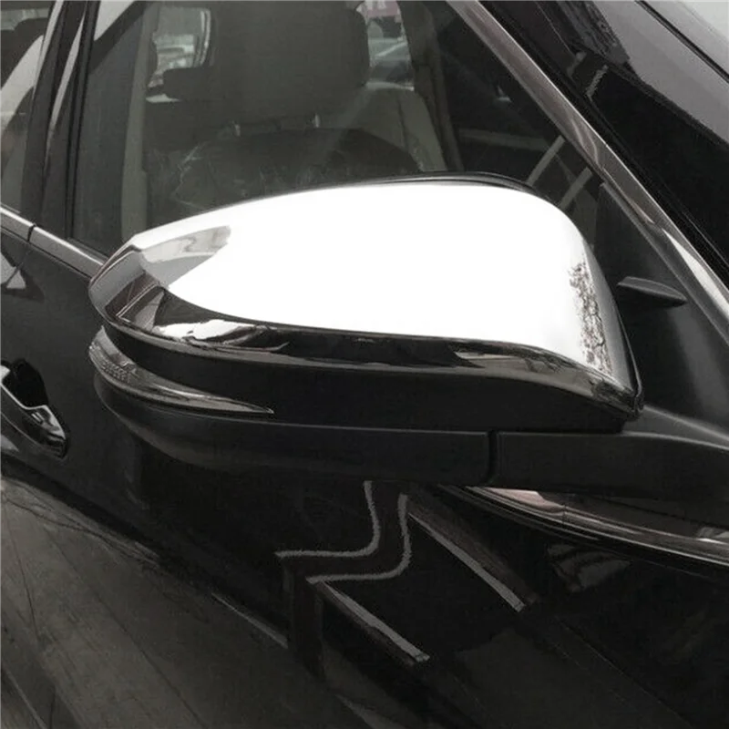 

2X Car Rear View Mirror Decoration Side Door Mirror Cover Cap For Toyota Hilux Revo Vigo Fortuner Highlander RAV4 Innova