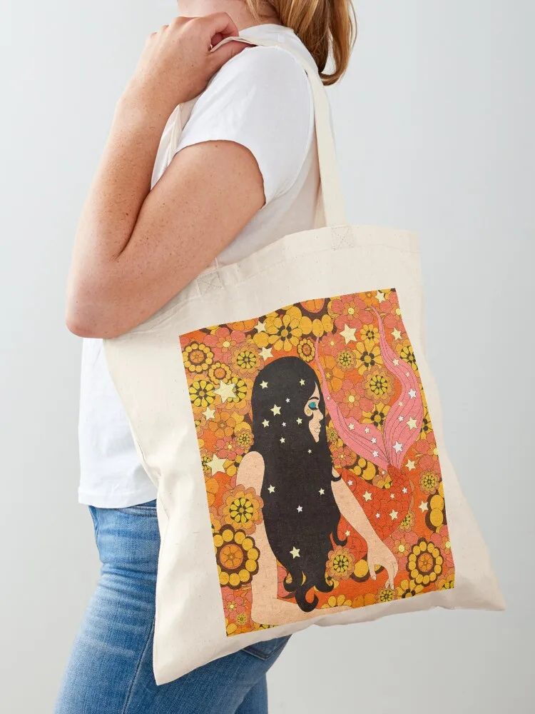 

COSMIC MERMAID Tote Bag Lady bags shopping bags foldable Big bag women Big bag
