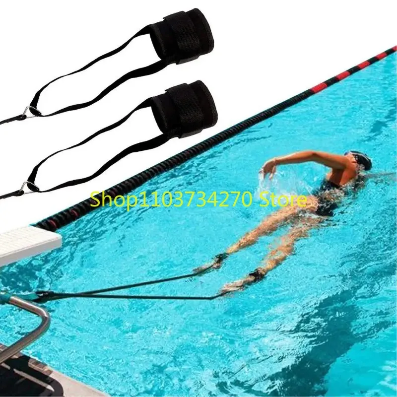 Imagem -06 - Swim Training Resistance Elastic Belt Piscina Exerciser Corda de Segurança Tubos de Látex Ajustável