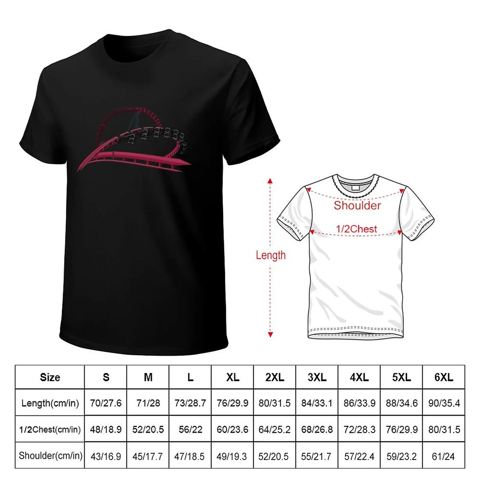 F.L.Y Phantasialand Coaster Design T-Shirt Summer Festival T-Shirt