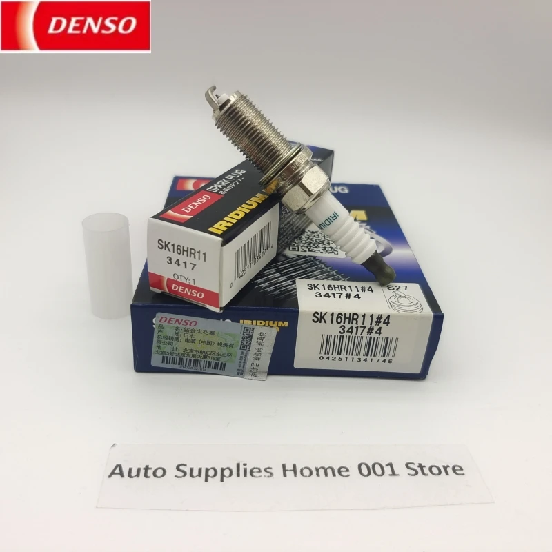 OE:90919-W1003 Original DENSO SK16HR11 3417 Iridium Platinum Spark Plug For Toyota Land Cruiser RAV4 Highlander Camry Lexus