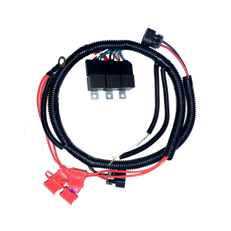 Dual Electric Fan 7L5533A226T Harness Cable, Durable Wire Harness Assembly For 1999-2006 Upgrade ECU Control Harness Wire