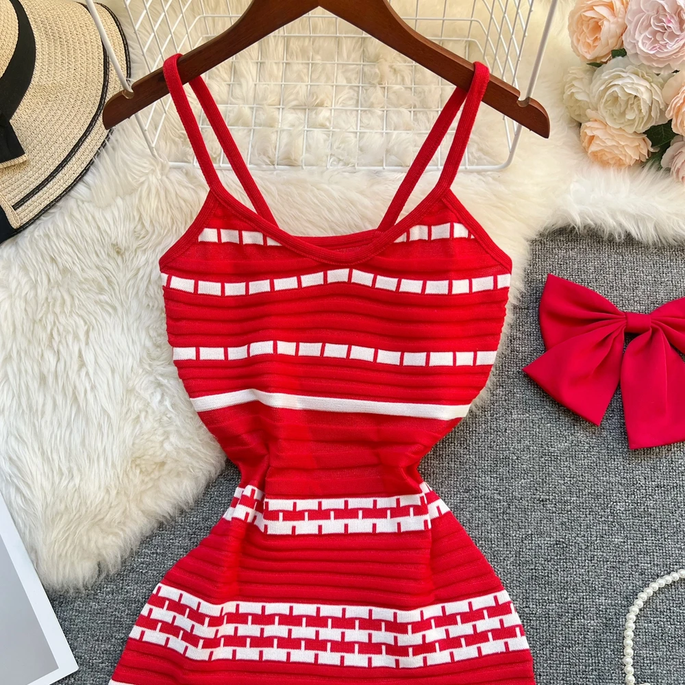 YuooMuoo-minivestido con tirantes finos para mujer, minivestido Sexy ajustado a las caderas, vestidos de fiesta para mujer, camisola corta para discoteca 2026