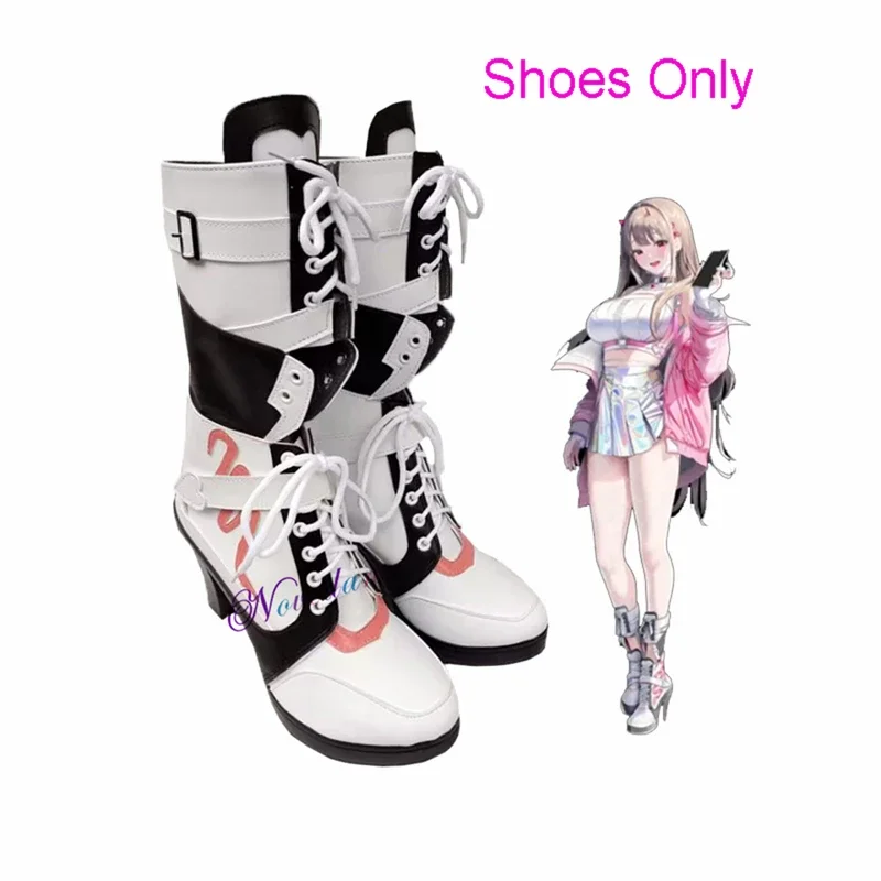 NIKKE Godin van de Overwinning Game Viper Cosplay Kostuum Pruik Schoenen Laarzen Vrouwen Viper Sexy Roze Kostuum Halloween Carnaval Party Pak