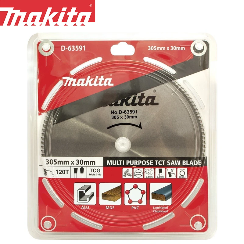 Makita D-63591 Multifunctional Saw Blade Hard Alloy Cutting Head Sharp Wear-resistant High Accuracy Cut flat Long Service Life