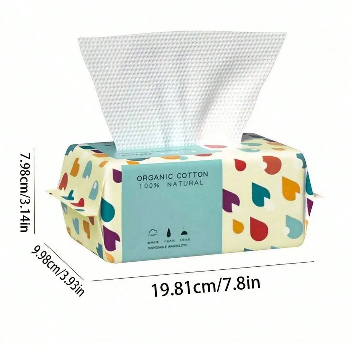 100 Sheets/Pack Disposable Thick Face Towels Soft Makeup Remover Wipes Dry Towelettes for Skin Care