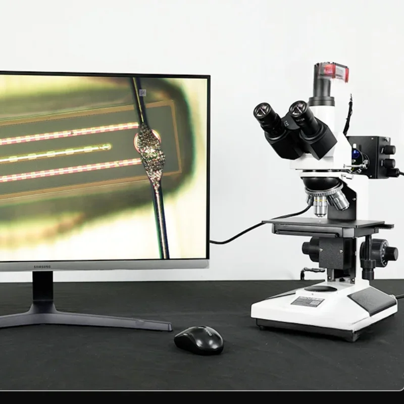 

High definition high power metallographic microscope electronic professional digital display screen with photo measurement