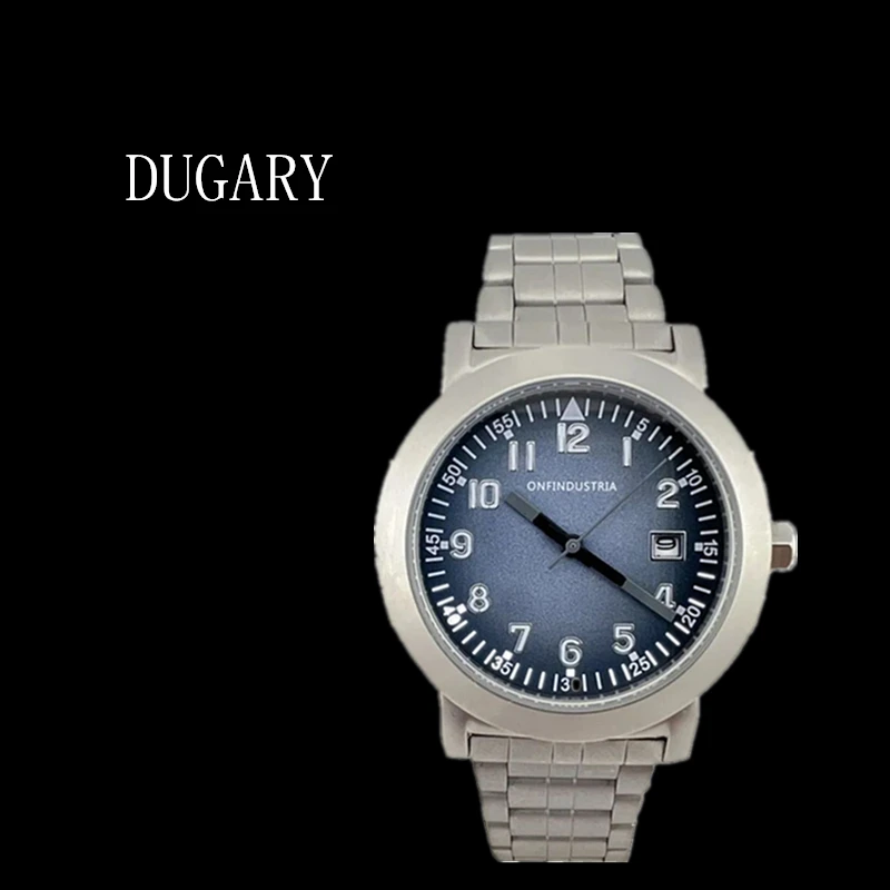 DUGARY Fashion quartz watch stainless steel Waterproof luminous Simplicity for men Wristwatch brand Relogio Masculino clock