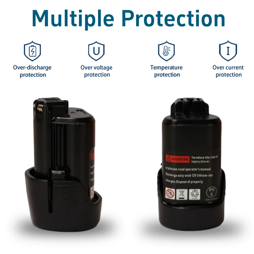 10.8V 3000mAh Li-ion Power Tool Battery Replaceable For Bosch BAT411 BAT 411A BAT412 BAT412A BAT413 Cordless Electric drill