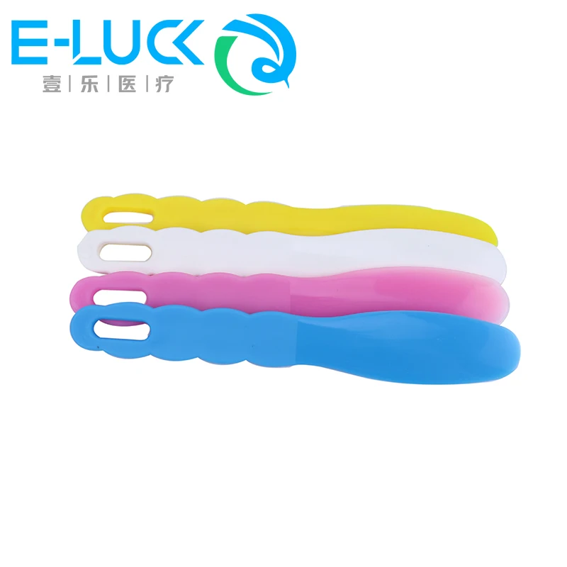 

E-luck Dental Plastic Spatulas Alginate Assorted Material Straight Spatula Dental Lab Tools