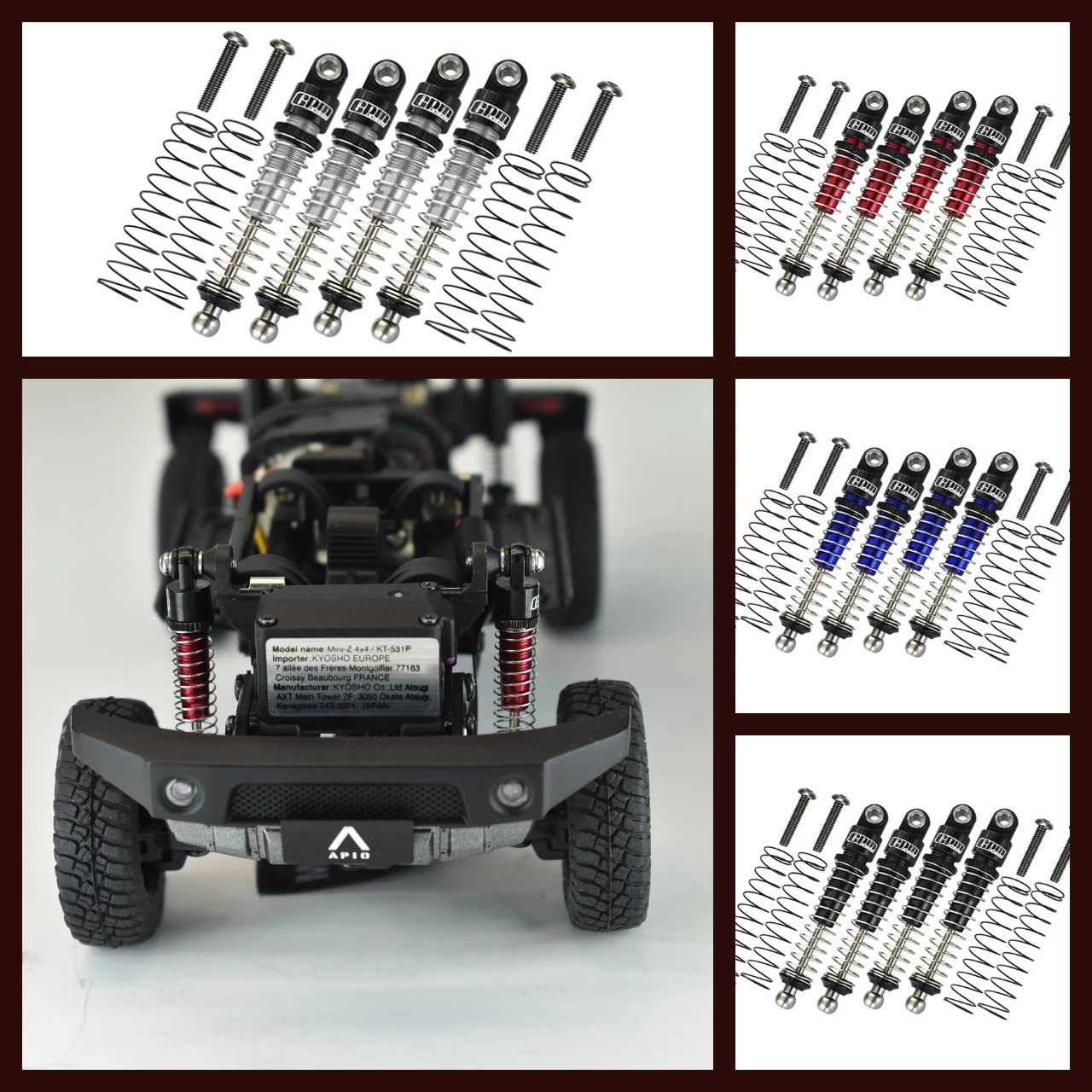 

GPM Alloy Front & Rear Damper 38mm For KYOSHO 1/18 Mini-Z 4X4 Suzuki Jimny