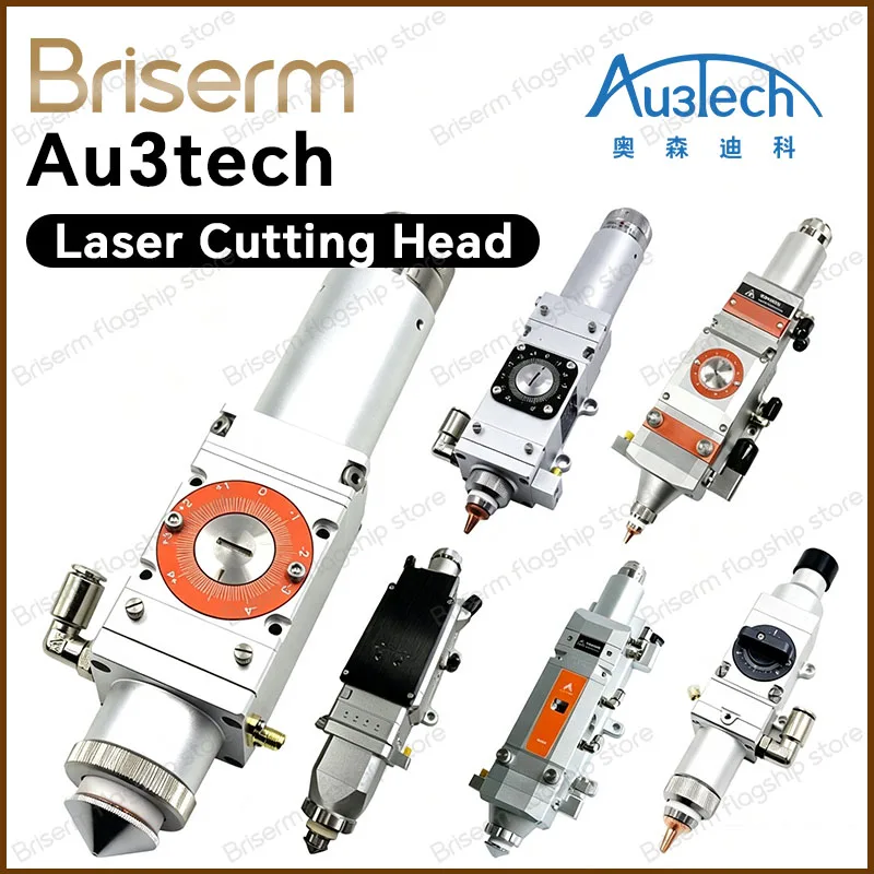 Au3tech Laser Cutting Head A200MS A130M A230E A300E A620E A650E 3KW 6KW High Efficiency Cutting Plates Tubes For Metal Industry