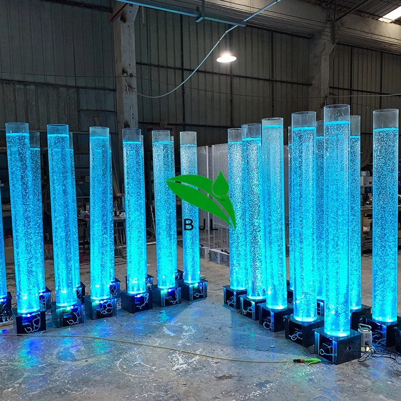 Customized. LED light bubble column Home Hotel bar wedding banquet decoration