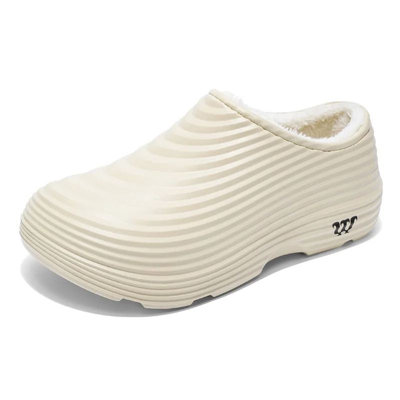 Cotton Shoes Chef Velvet Warm Platform Rain Shoes Waterproof Non-slip Lightweight Hotel Restaurant Work Shoes view 4