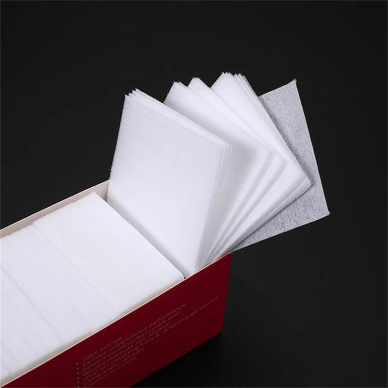 1/2/10/20PCS Cotton Pad Nail Polish Remover Lint-Free Wipes Napkins For Manicure Nail Art Gel Polish Remover Nail Wipe Wholesale