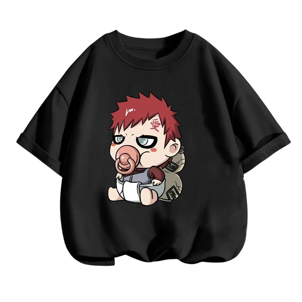 

Anime Narutos Children T-Shirt Kawaii T Shirt Cartoon Children Casual Gaara Clothes Tee Shirt Kid Girl Boy Fashion Teen Tops