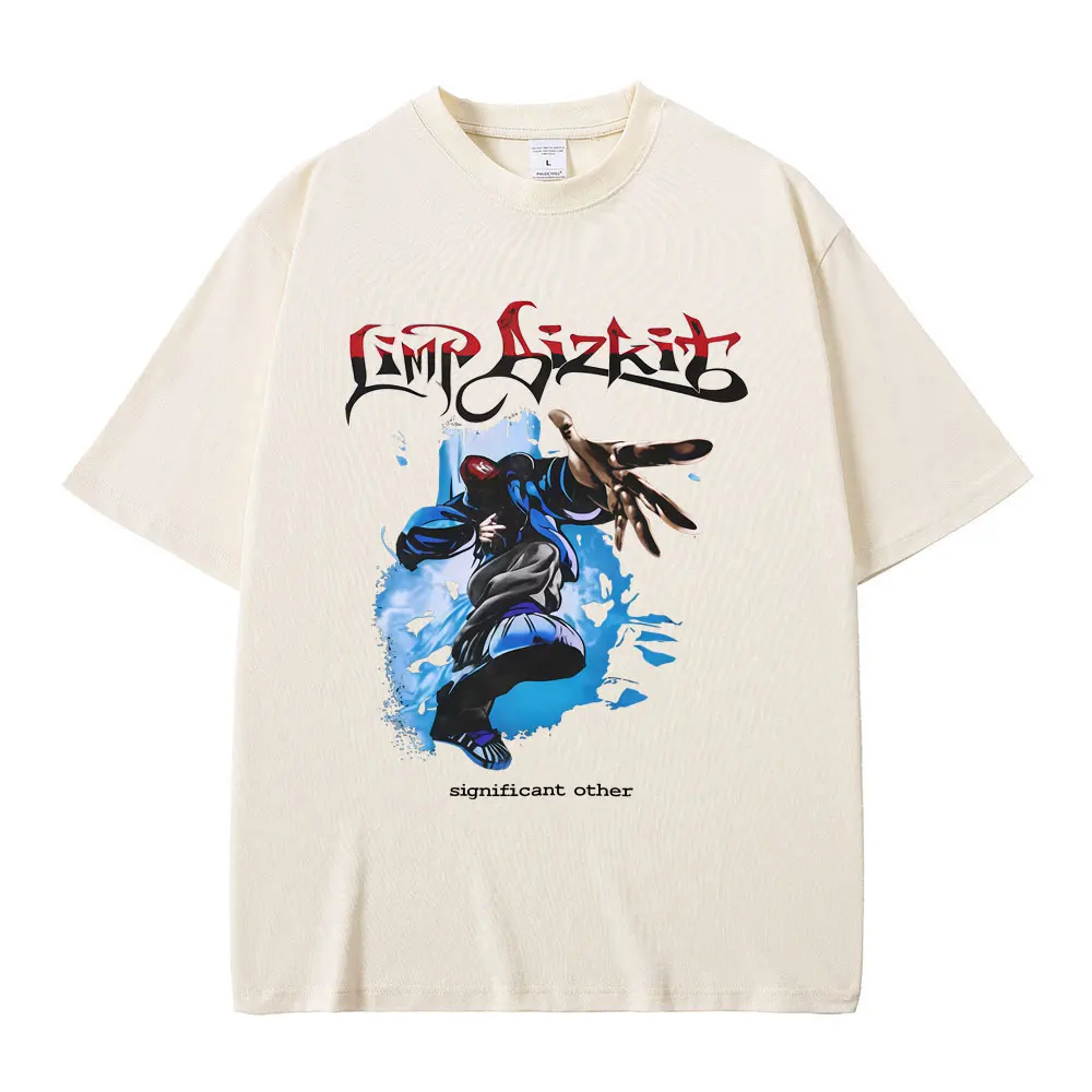 Rock Band Limp Bizkit Significant Other Print T-shirt Men Women Vintage Metal Oversized Tshirt Male High Quality Cotton T Shirts