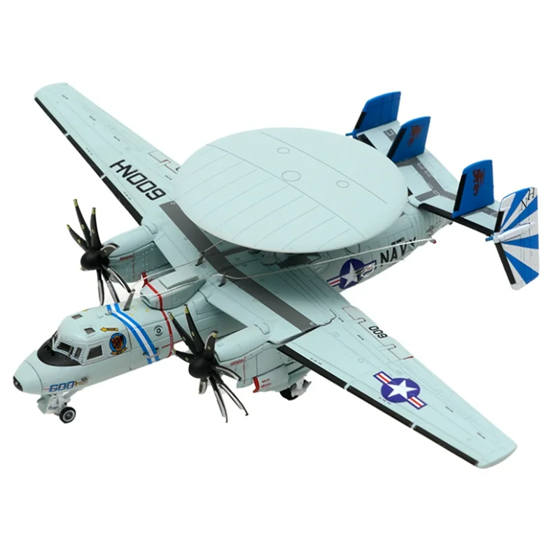 دييكاست سبيكة معدنية 1/144 مقياس E-2C E2 E-2D هوك طائرة تحذيرية مبكرة طائرة طبق الاصل لعبة مجسمة لجمع