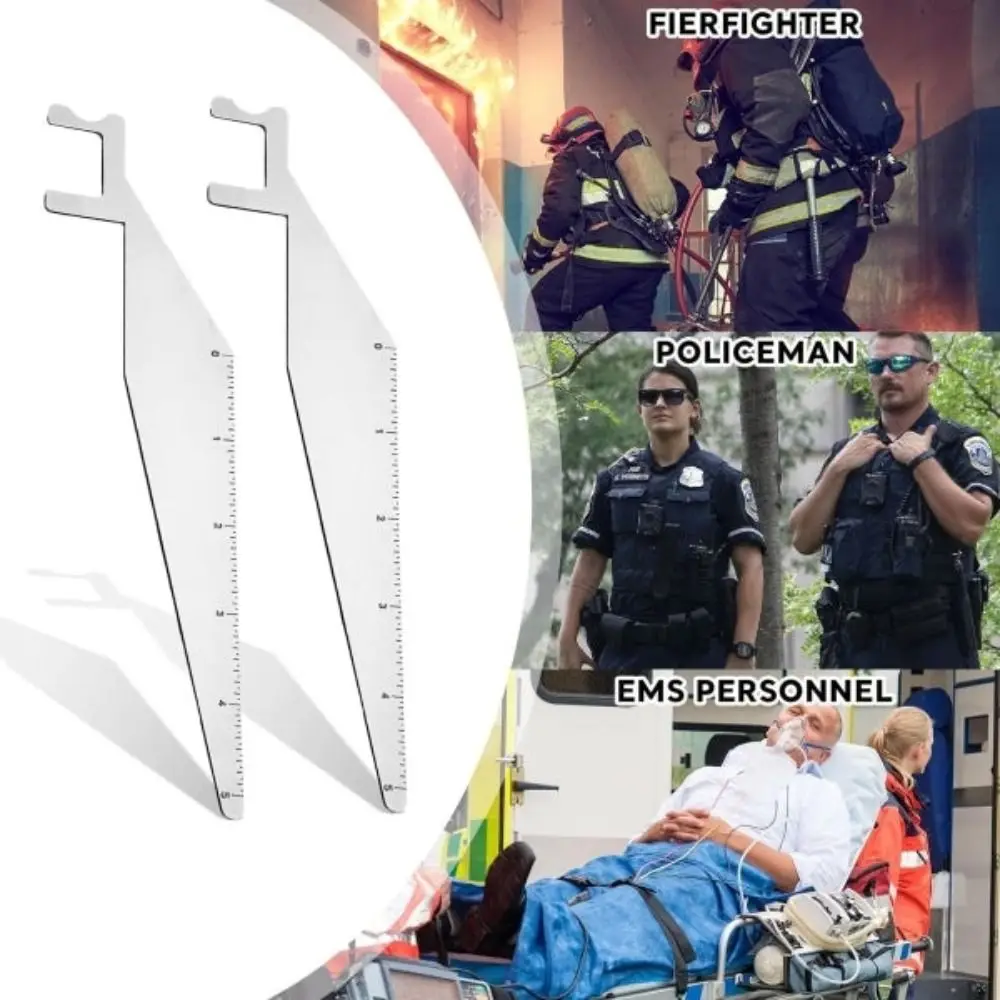 Durable Practical Firefighter Too Lever Tool Mini Portable Compact Pry Bar Leverage Multi-Purpose Reusable Lockpick