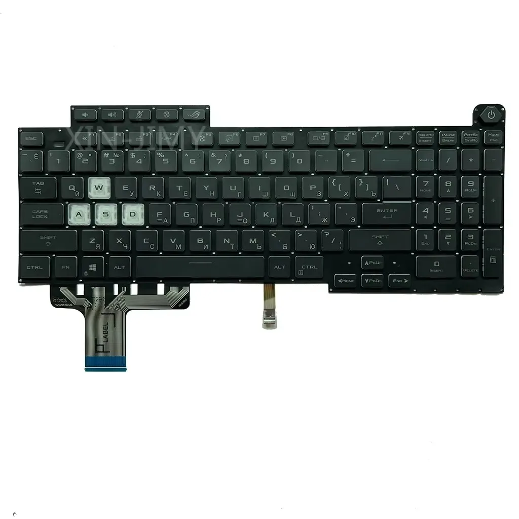 

New Keyboard for ASUS ROG Stirx G17 G713Q G733 RGB Backlit Ru Russian layout