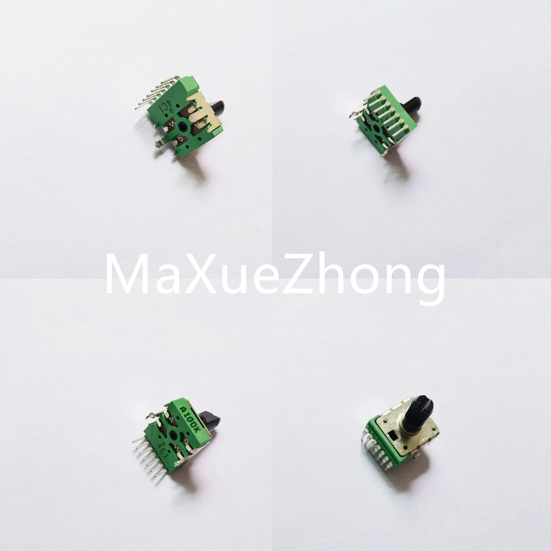 Original new 100% 142 TYPE A100K double 7pin electronic organ volume rotary potentiometer handle length 13MM (SWITCH)