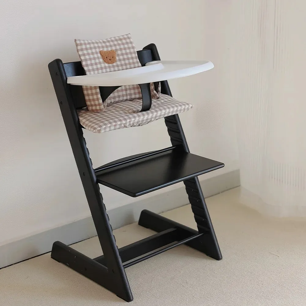 유아용 부드러운 좌석 쿠션, 아기용 하이체어 쿠션, 만화 곰 의자 등받이 쿠션 및 좌석 쿠션, 하이체어 액세서리