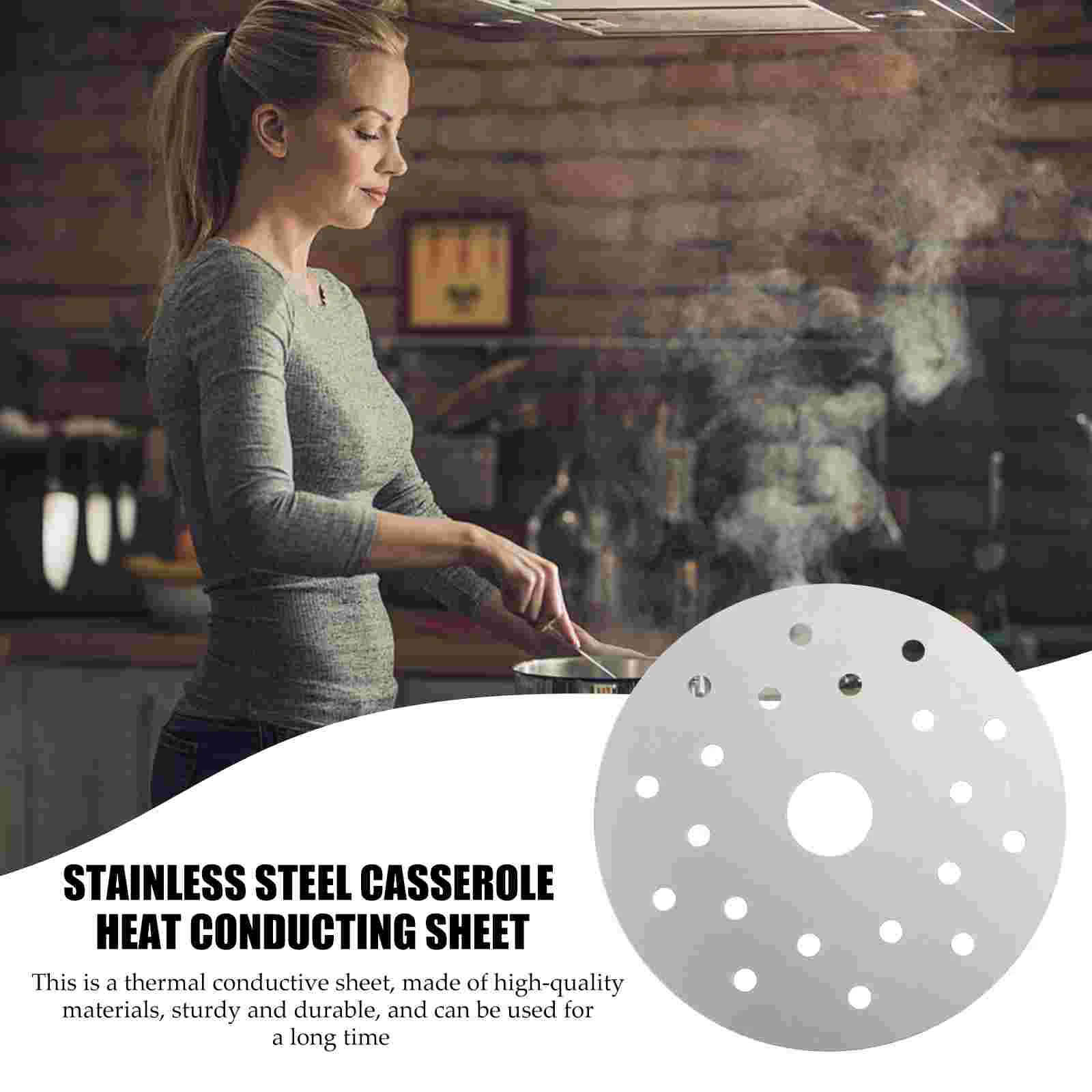 Casserole Heat Conductor Pot Conduction Fin Induction Cooktop Kitchen Supply Diffusers for Home Ceramics