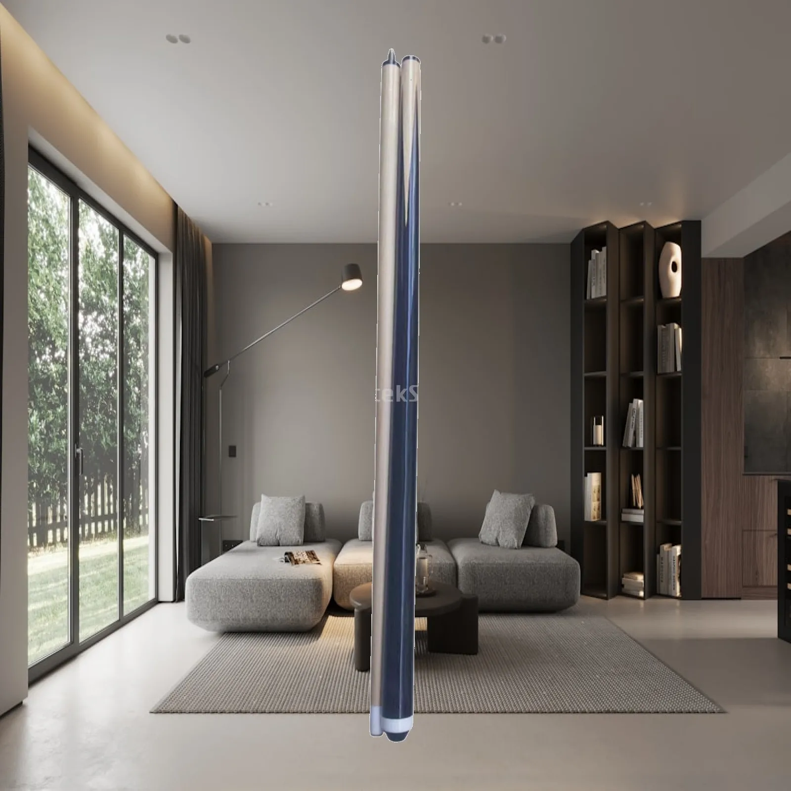 Billiard Training Cue Stick Wood Two Section Split Billiard Rod for Home Bar Pool Players Adult Beginner Practice