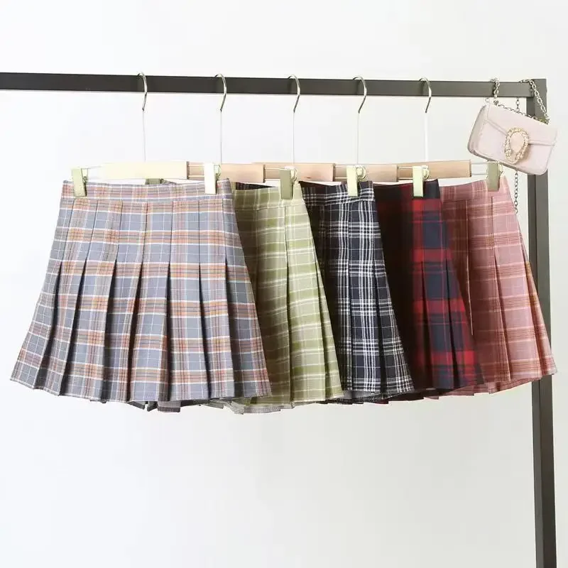 Baby Toddler Children Clothing School Plaid Girls Skirt Bottoming Princess Pleated Skirts Kids Short SKirt Summer Child Clothes