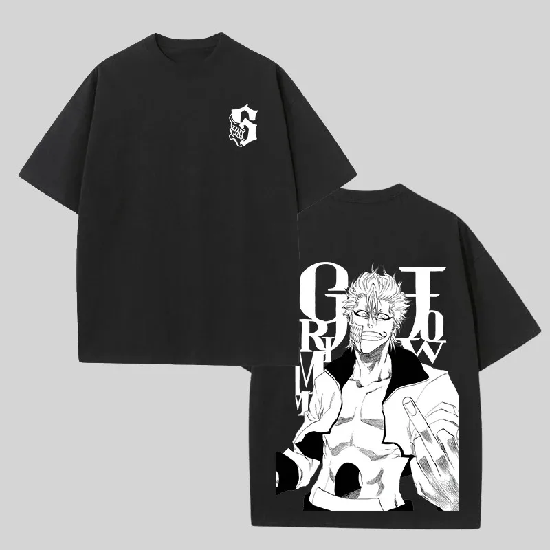 Bleach Cotton T-shirt 2026 New Model shirt personality Clothes Year round clothing Short Sleeves Classic high quality Breathable