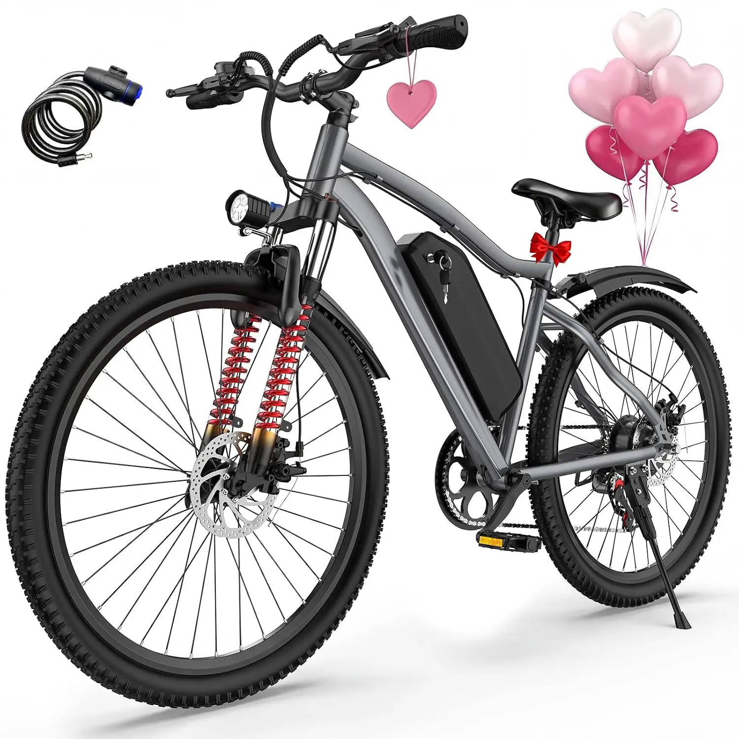 700W 36V E-Bike Adults 20MPH 10.4Ah Battery 26
