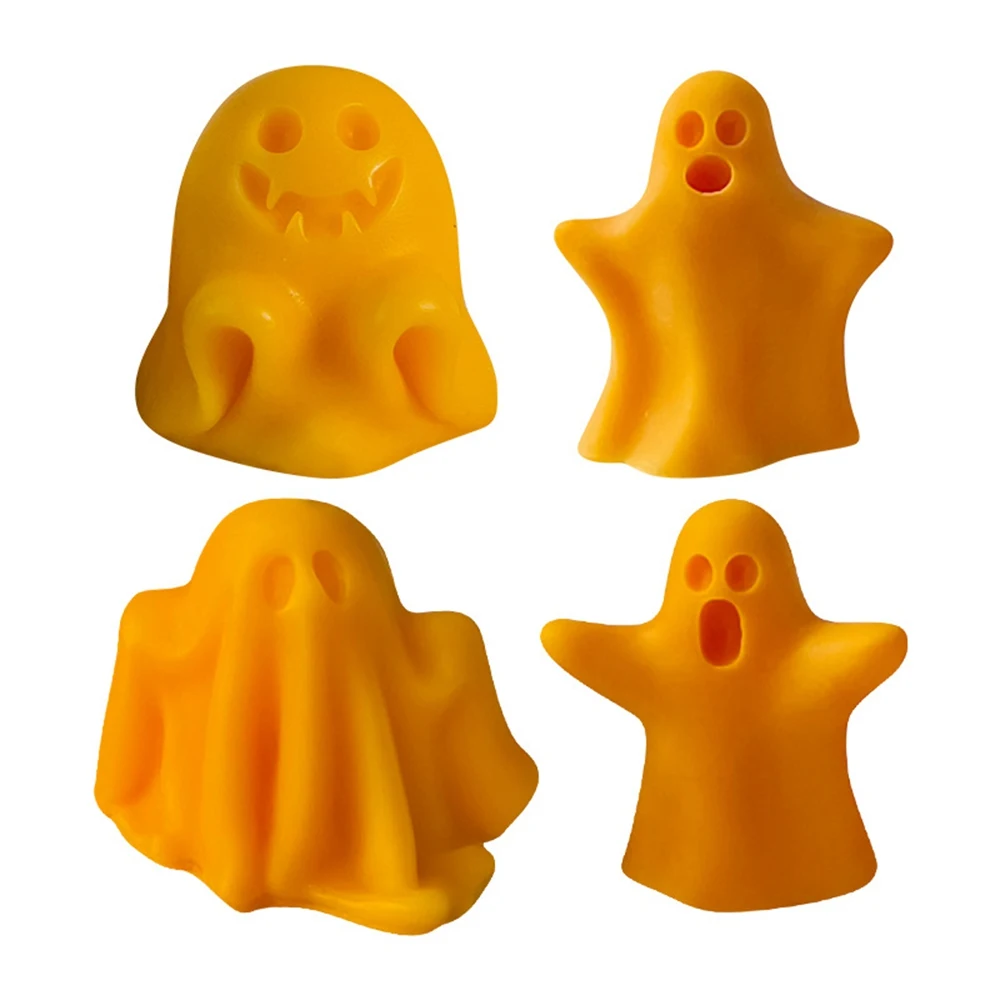 

Halloween Ghost Ornament Candle Mold Ghost Party Funny Aromather Silicone Mold Scented Making Tools 3D DIY Handmade Fragrance