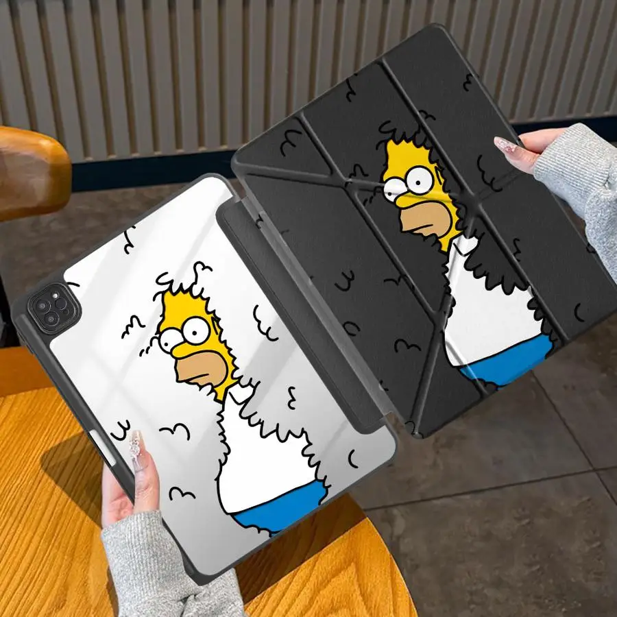 The S-simpsons Tablet Case For iPad Mini 6 7 Pro 2025 Air 4 5 M3 M2 1 2 M4 11inch Pro 11th 10th 9th 8th 7th 12.9inch Holder