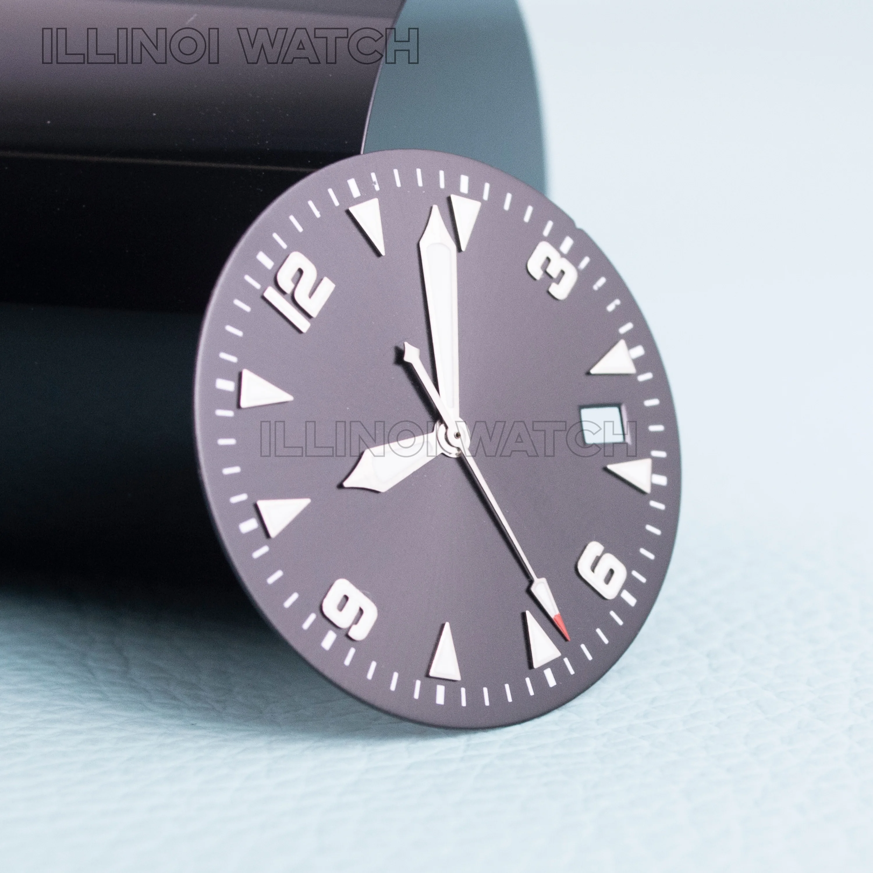 32mm Wacth Dial for Fifty Fathoms Watch Dial Green Luminous Dial fit NH35 Movement Replacements Repair NH35 Dial MOD Parts