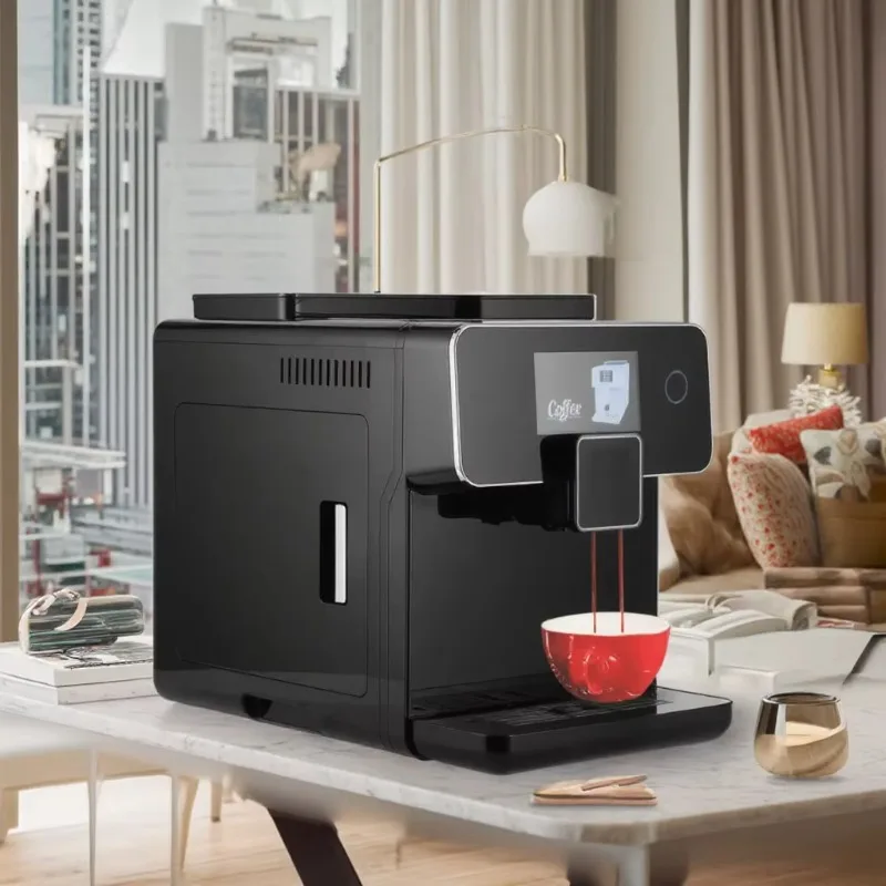 

Bean to Cup Fully Automatic Espresso Coffee Machine Maker with Grinder