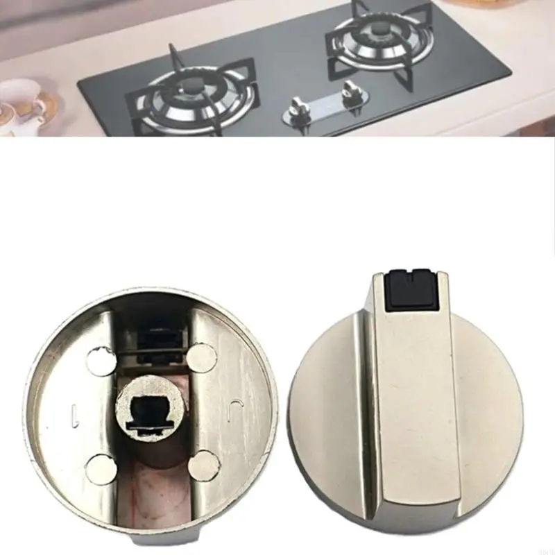 Botão controle fogão metal resistente M6CB Botões para panelas, fogões a gás, fornos