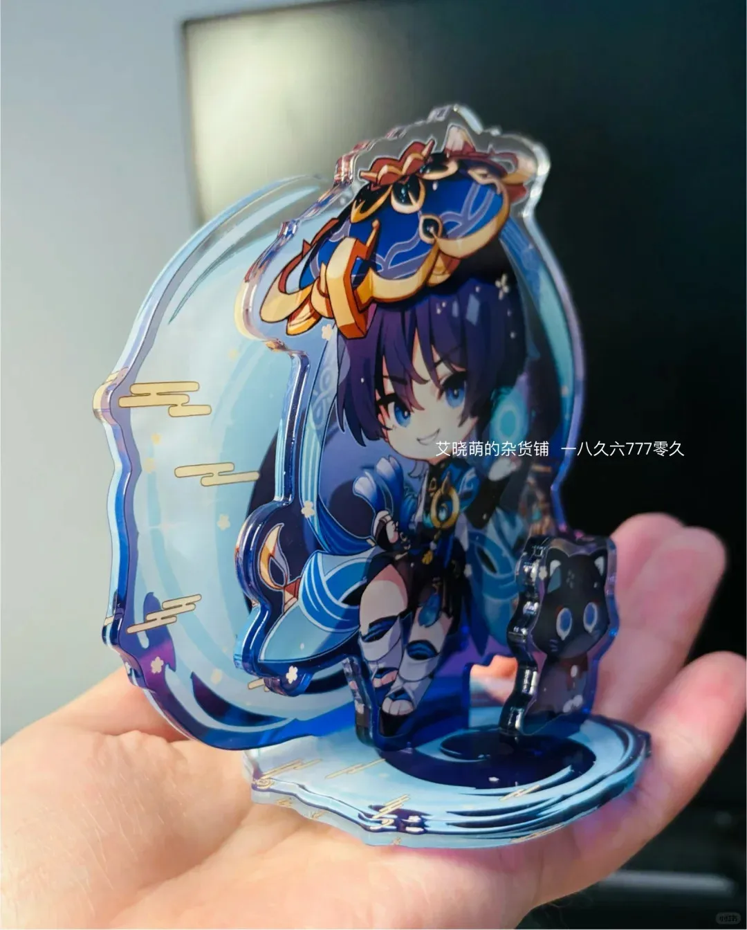 Scaramouche figurki akrylowy stojak moda Anime akcja akcesoria do figurek kolekcja zabawek dla dzieci prezent Yuan Shen prezent dla przyjaciela — zdjęcie 3