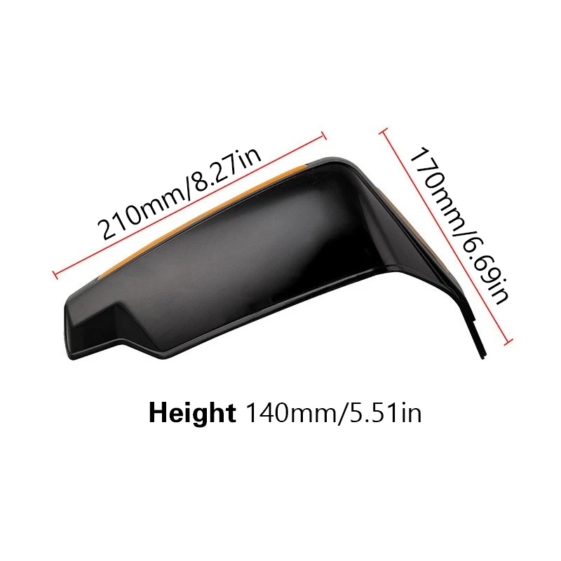 Motorcycle Handlebar Windshield Hand Guard Cover Extra Large Handlebar Windshield Cover Windproof image 4