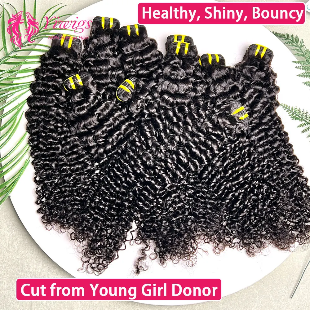 

Вьющиеся пучки человеческих волос 10-30 дюймов Remy Необработанные необработанные натуральные 100% человеческие волосы Наращивание волн воды 1, 3, 4 пучка Угода