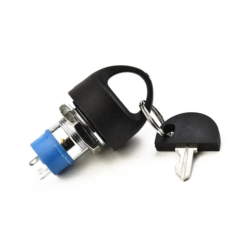 AB98-Ignition Switch Lock With Keys Mobility Scooter Spare Start On/Off Ignition Switch For Motorcycle Electric Bike