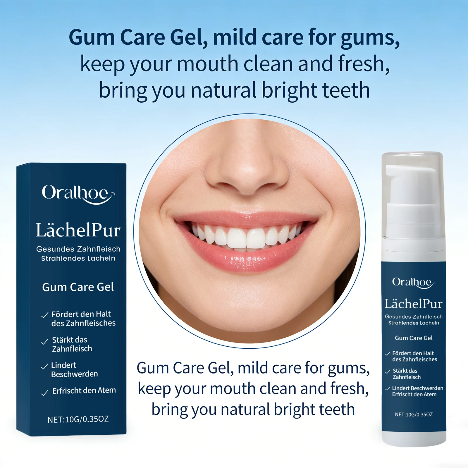 

Gum Care Gel Relieve Sore Gum Damaged Gum Repair Cleaning Teeth Stains Dental Caries Toothpaste Remove Teeth Stain Oral Care