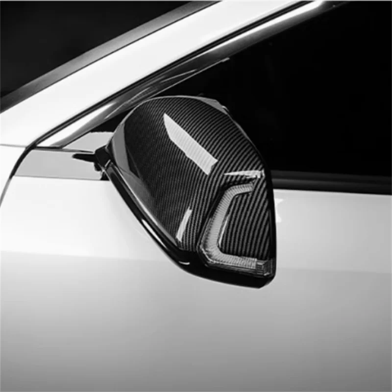 

Колпачки для зеркал заднего вида для Kia Niro SG2 2022 2023, защитная крышка, внешние аксессуары, внешний вид из углеродного волокна