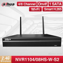 Dahua 1080p wifi nvr 4ch 8ch drahtloses netzwerk video recorder wifi kamera sicherheits system imou nvr NVR1104HS-W-S2 NVR1108HS-W-S2