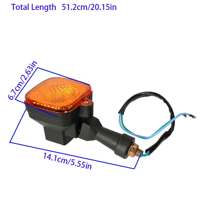 NEW High-Quality Motorcycle Turn Signal Set - Front & Rear Modified Accessories for CG125 with Stable Flash Function