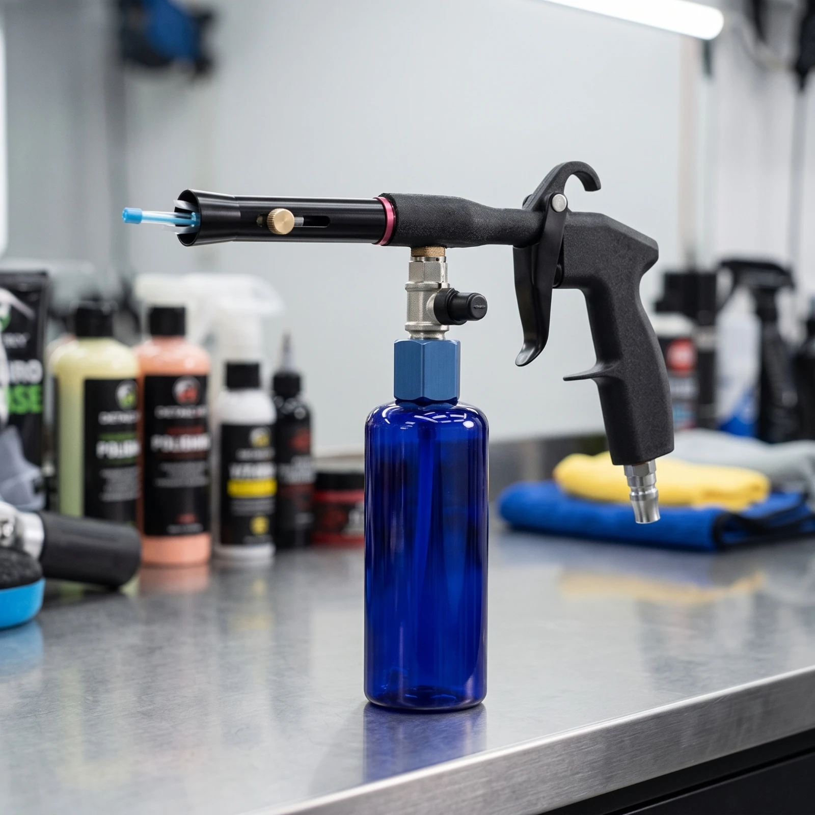 Detailing Spray Tornado-Style Pneumatic Cleaning Sprayer Trigger-Operated Tool High-Pressure for Detailers, Auto Shops